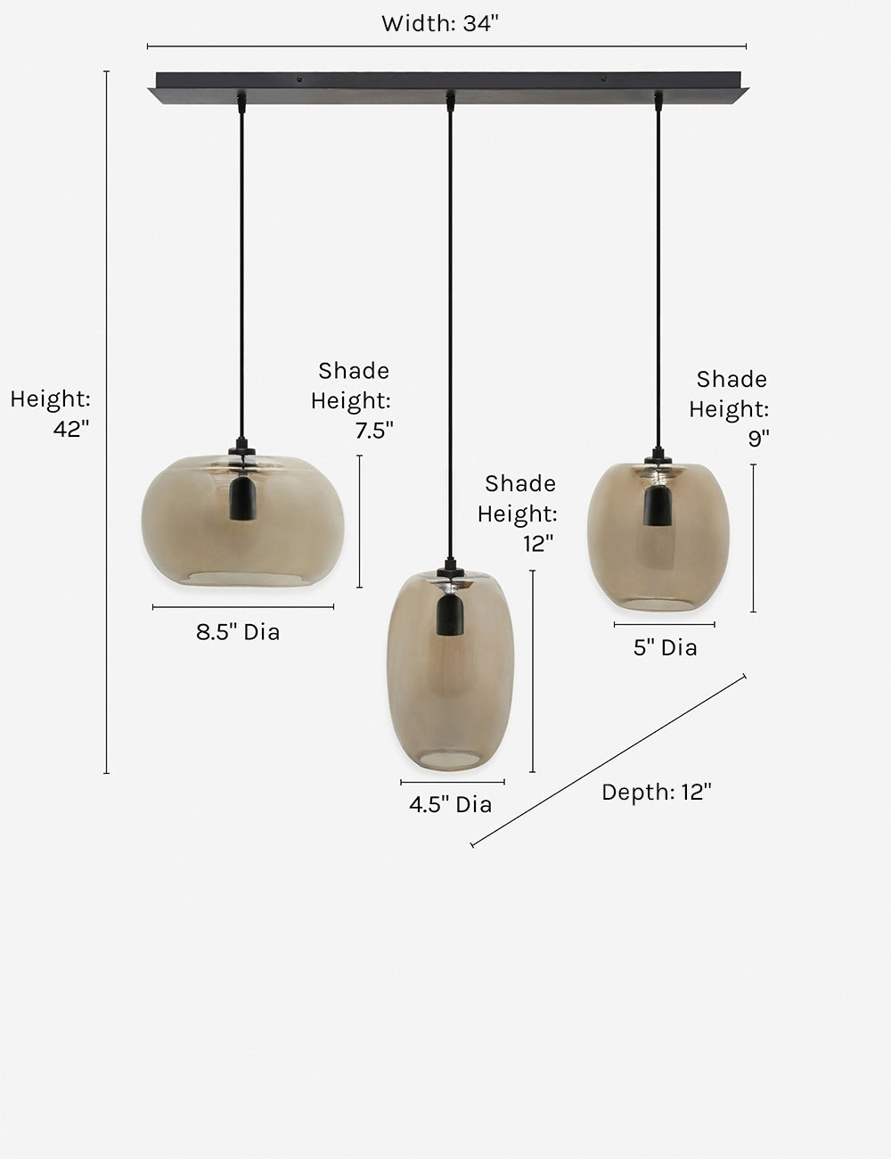 Astor Chandelier - Dining Room Chandelier Fixture for Dining Rooms