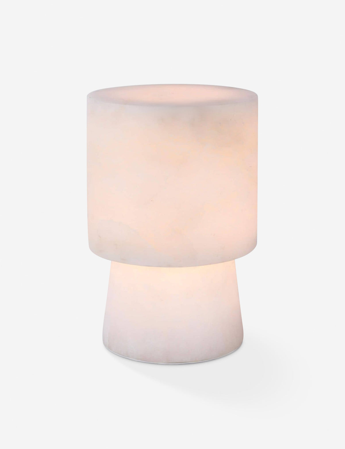 Hazel Alabaster Mini Table Lamp - Designer Table Lamp for Nightstands