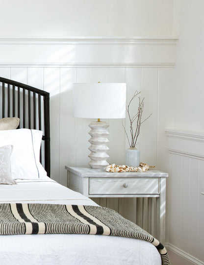 Nova Wood Table Lamp - Designer Table Lamp for Nightstands Light