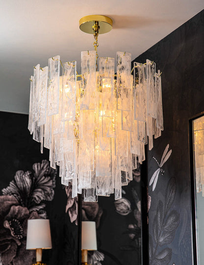 Glacier Chandelier - Dining Room Chandelier Fixture for Dining Rooms