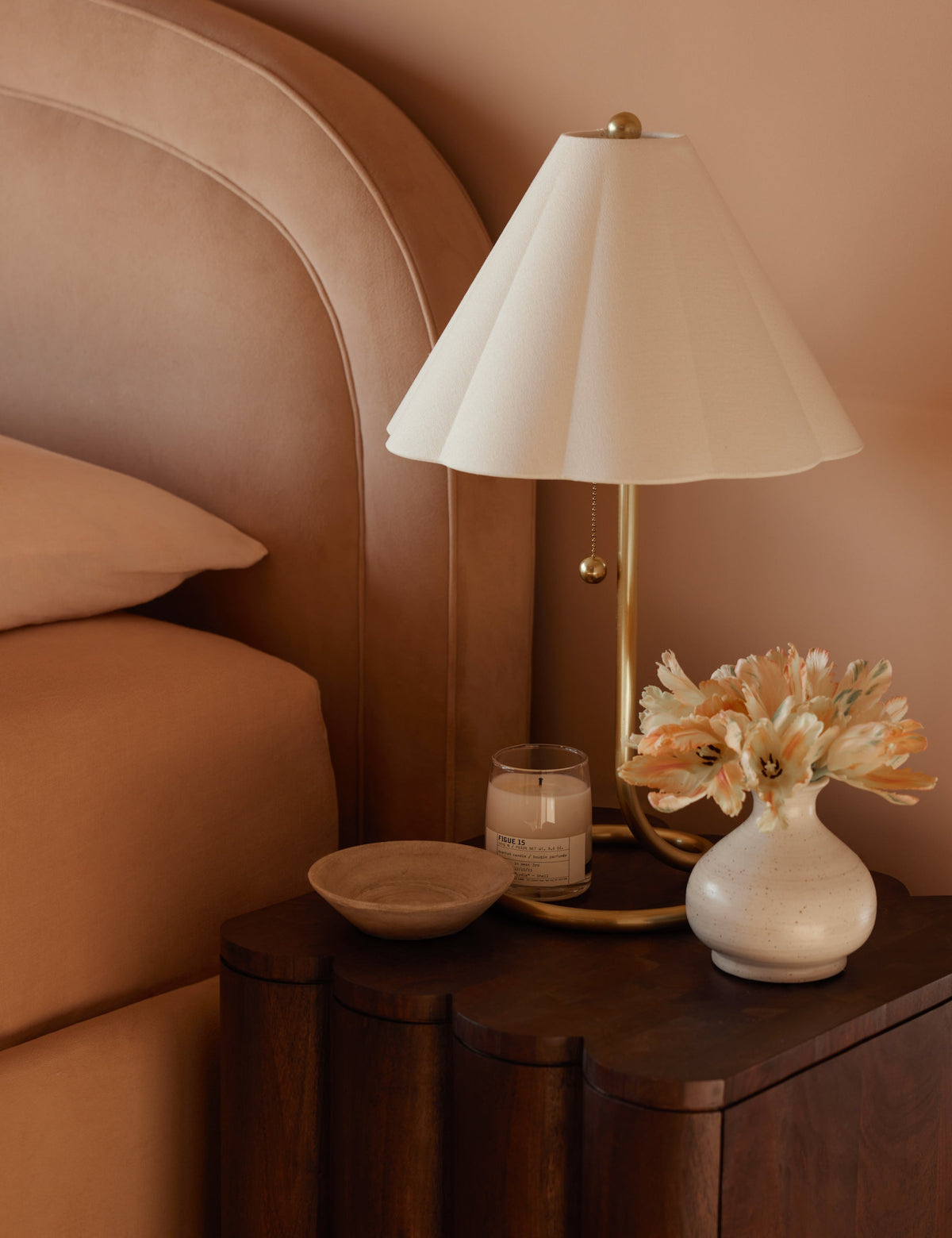 Primrose Table Lamp - Designer Table Lamp for Nightstands Light