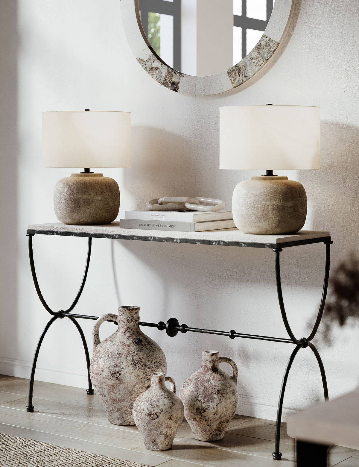 Seneca Table Lamp - Designer Table Lamp for Nightstands Light