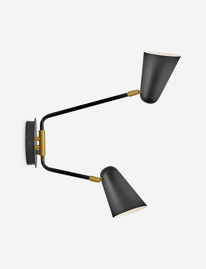 Mancini Double Sconce - Wall Sconce Lighting for Bedrooms Fixture