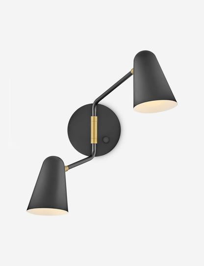 Mancini Double Sconce - Wall Sconce Lighting for Bedrooms Fixture