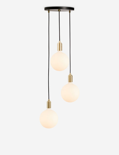 Triple Pendant Light with Sphere IV - Modern Ceiling Pendant Light