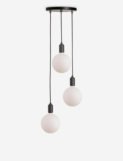 Triple Pendant Light with Sphere IV - Modern Ceiling Pendant Light