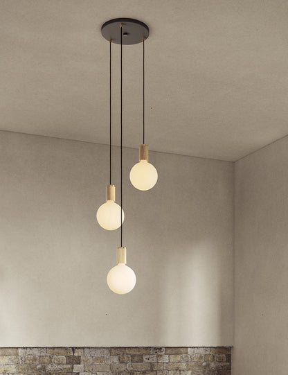 Triple Pendant Light with Sphere IV - Modern Ceiling Pendant Light