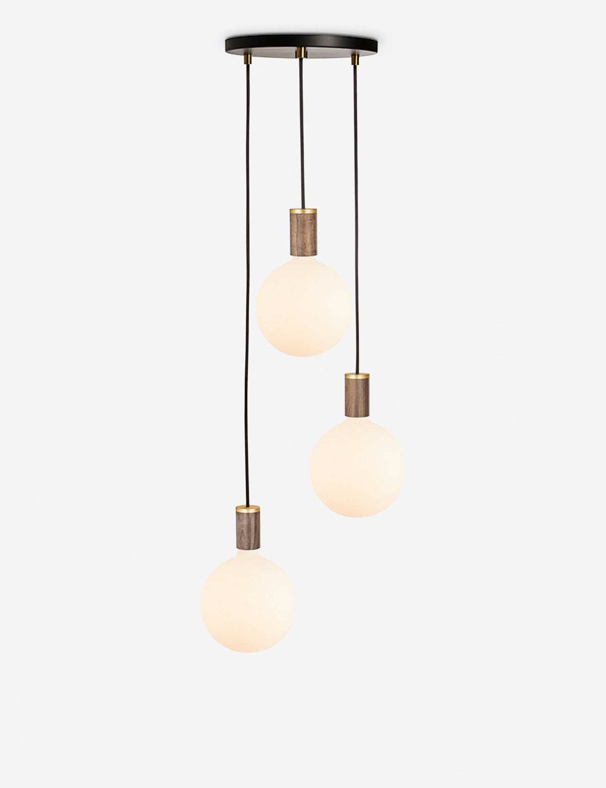 Triple Pendant Light with Sphere IV - Modern Ceiling Pendant Light