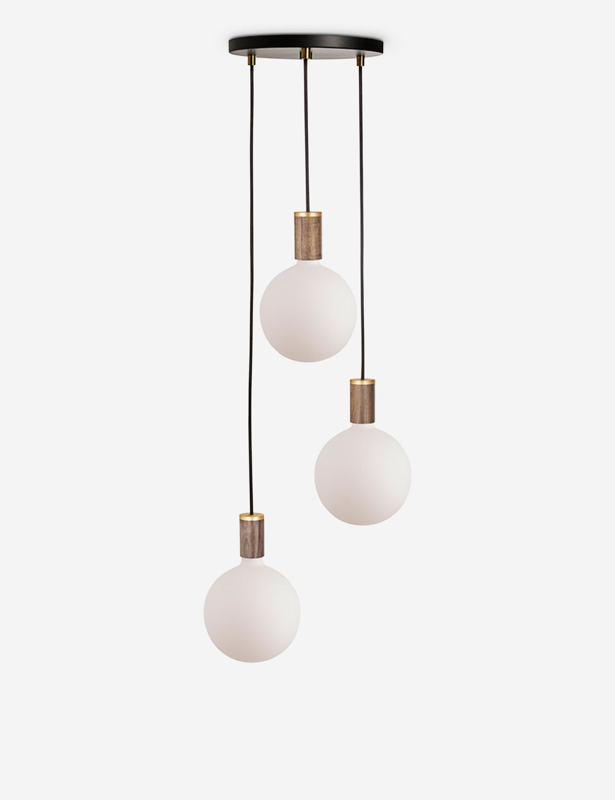 Triple Pendant Light with Sphere IV - Modern Ceiling Pendant Light