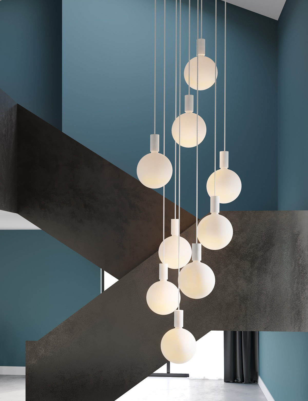 Alumina 9-Light Pendant Light - Modern Ceiling Pendant Light