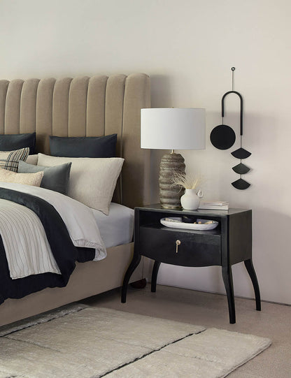 Ola Ceramic Table Lamp - Designer Table Lamp for Nightstands