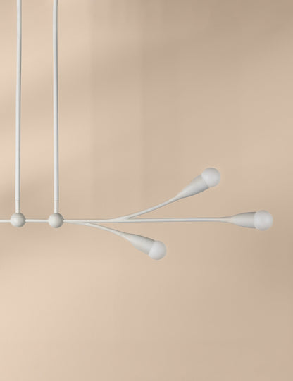 Elsa Linear Chandelier - Dining Room Chandelier Fixture Modern Home