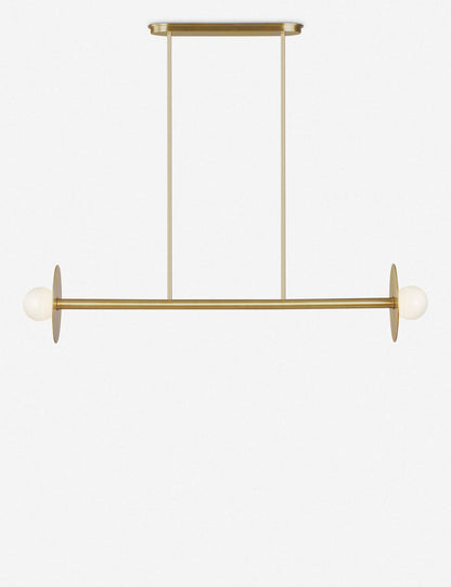 Nodes Medium Linear Chandelier - Dining Room Chandelier Fixture