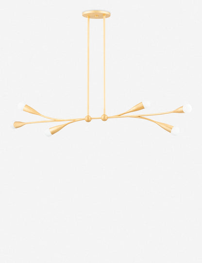 Elsa Linear Chandelier - Dining Room Chandelier Fixture Modern Home