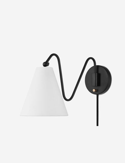 Dellon Single Plug-In Sconce - Wall Sconce Lighting for Bedrooms