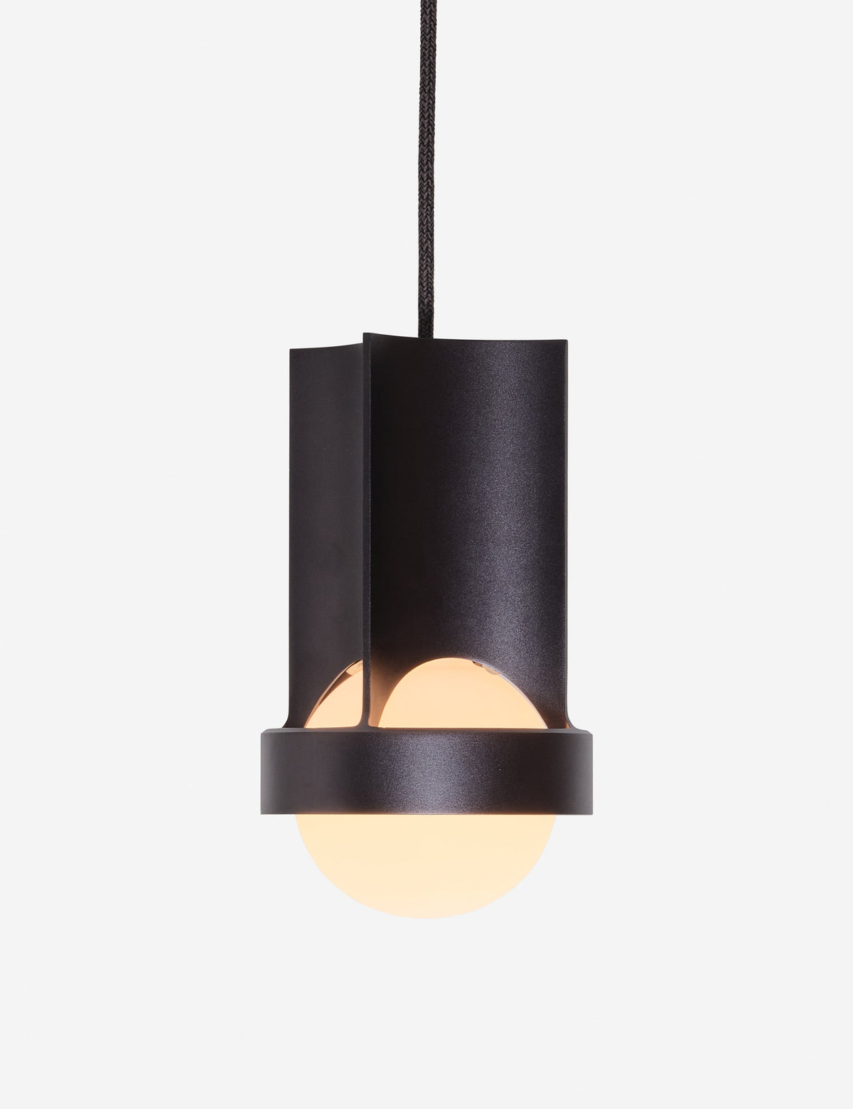 Loop Pendant Light with Sphere III - Modern Ceiling Pendant Light
