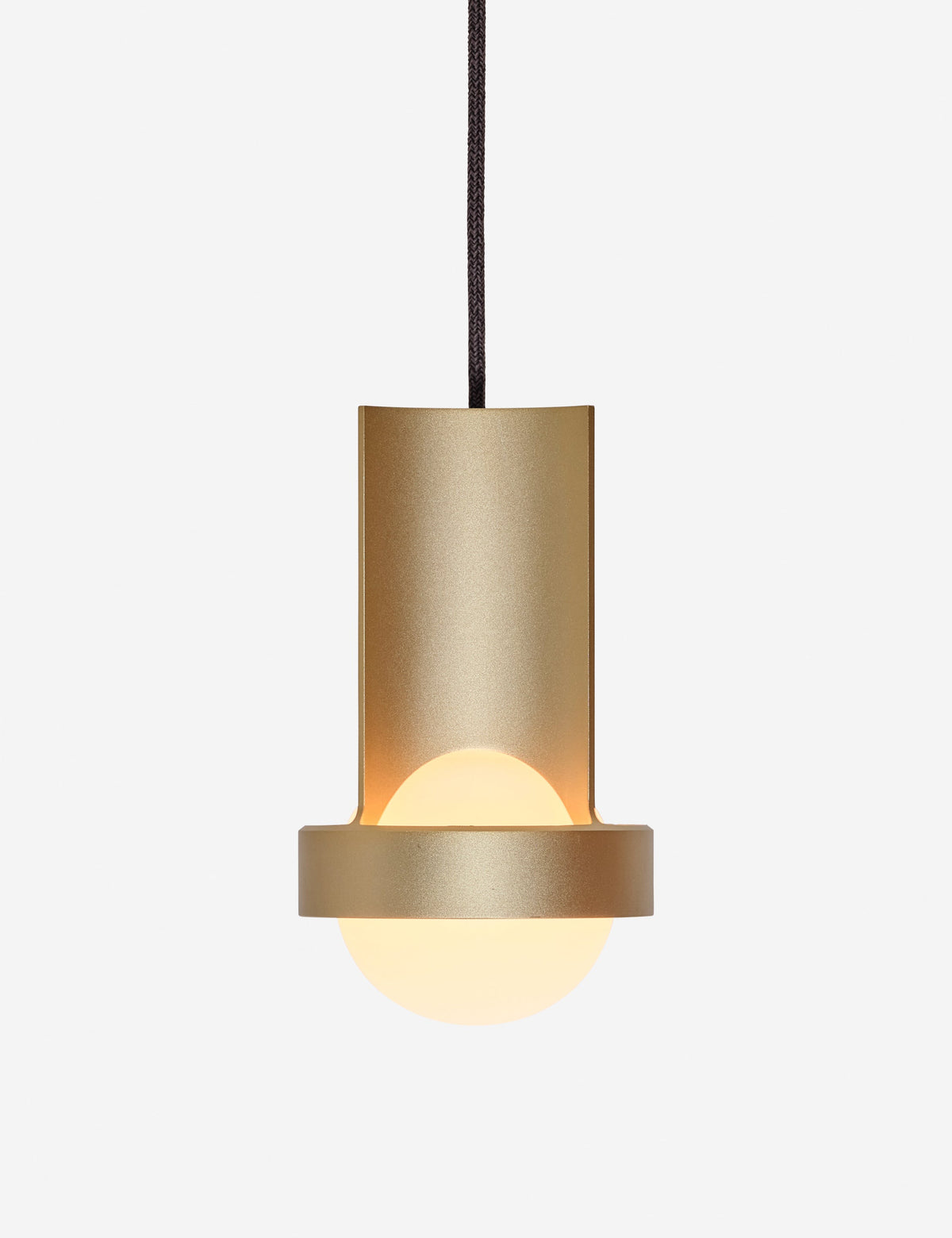 Loop Pendant Light with Sphere III - Modern Ceiling Pendant Light