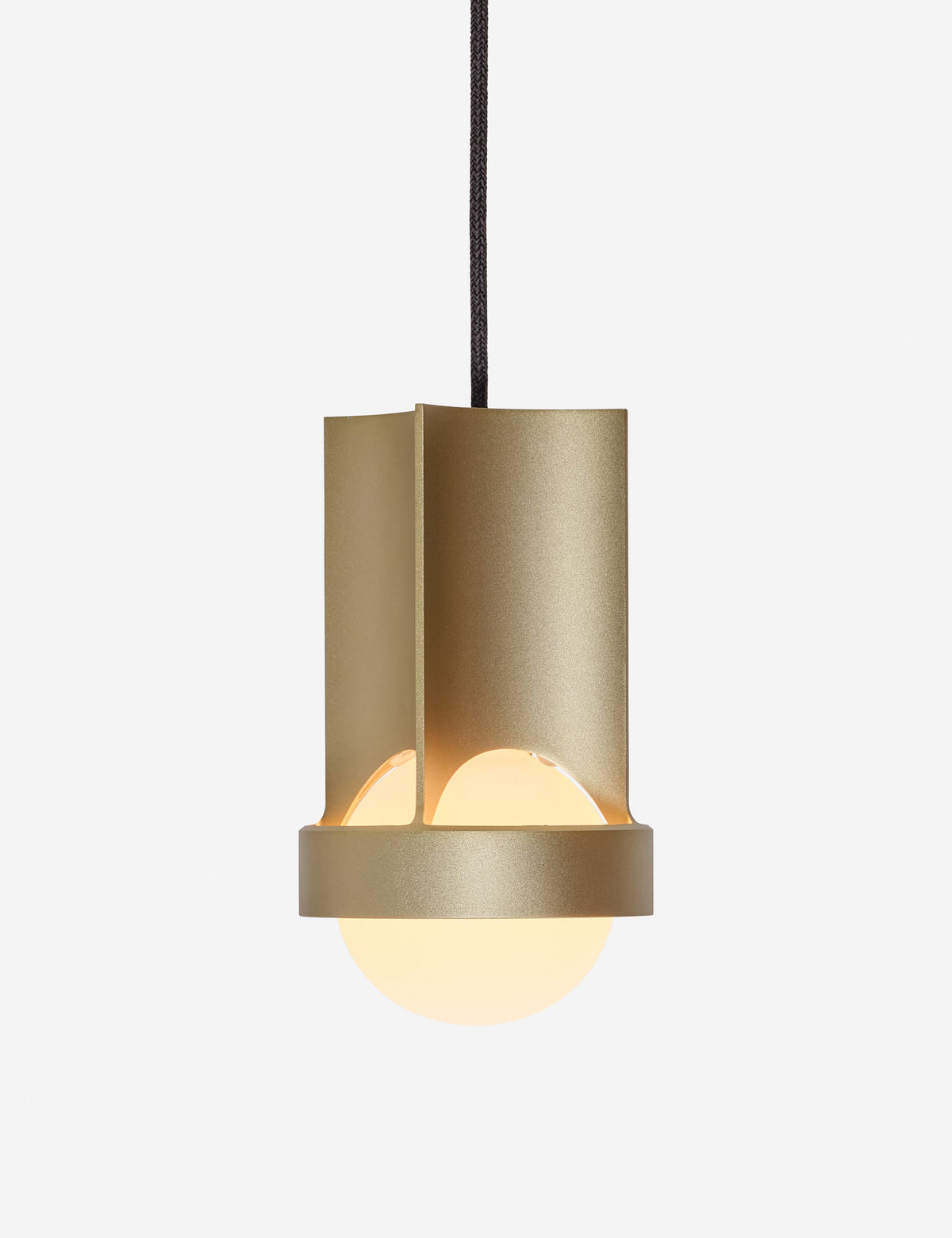Loop Pendant Light with Sphere III - Modern Ceiling Pendant Light