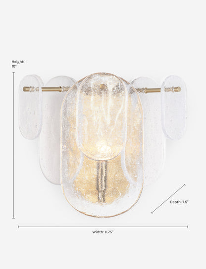 Echo Sconce - Wall Sconce Lighting for Bedrooms Modern Wall Light