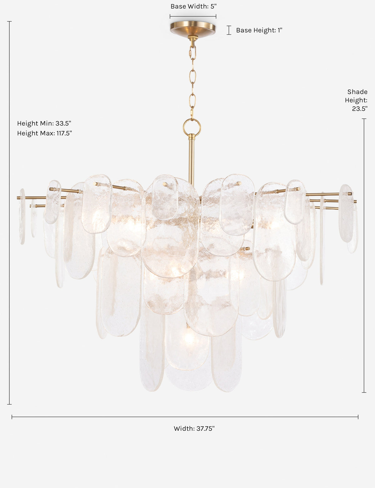 Echo Chandelier - Dining Room Chandelier Fixture for Dining Rooms
