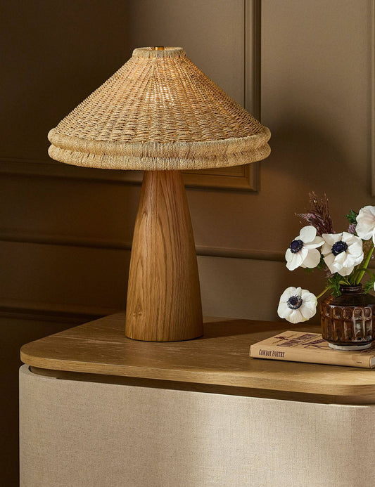 Bassett Table Lamp - Designer Table Lamp for Nightstands Light