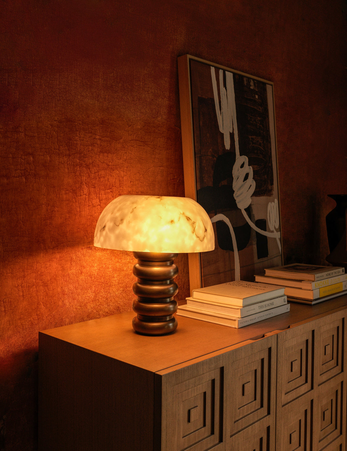 Phaedra Table Lamp - Designer Table Lamp for Nightstands Light