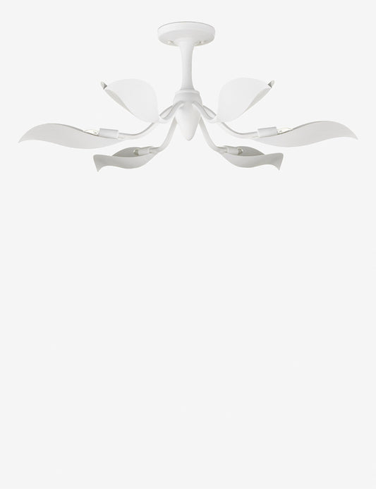 Popelin Semi-Flush Mount Light - Semi Flush Ceiling Light for Bedrooms