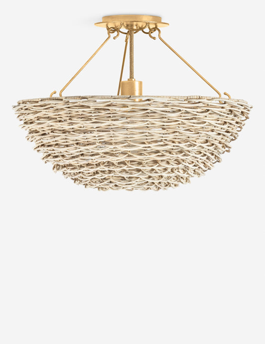 Rakesh Semi-Flush Mount Light - Semi Flush Ceiling Light for Bedrooms