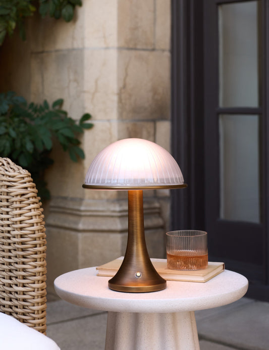 Chamblin Outdoor Cordless Table Lamp - Cordless Rechargeable Lamp