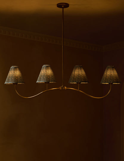 Jordan Linear Chandelier - Dining Room Chandelier Fixture Modern Home