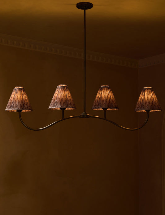 Jordan Linear Chandelier - Dining Room Chandelier Fixture Modern Home