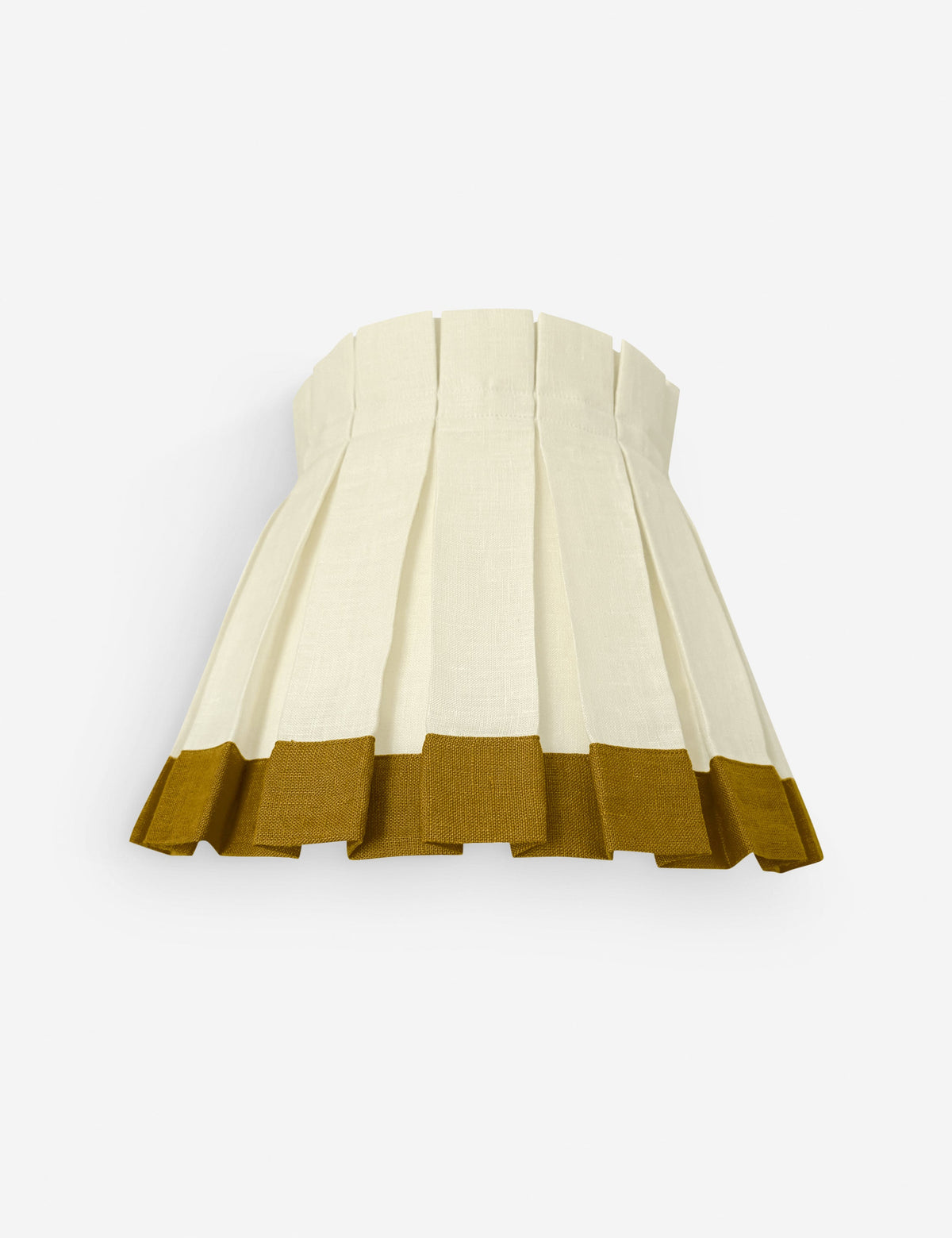 Color Block Classic Box Pleat Lampshade - Designer Table Lamp