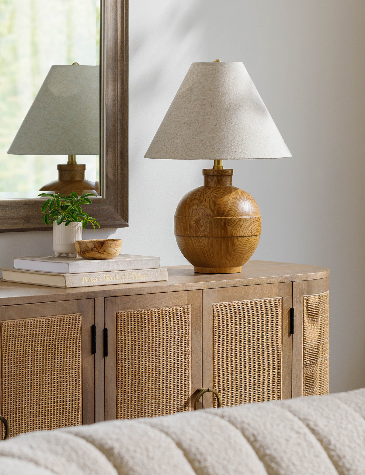 Poa Table Lamp - Designer Table Lamp for Nightstands Modern Home Decor