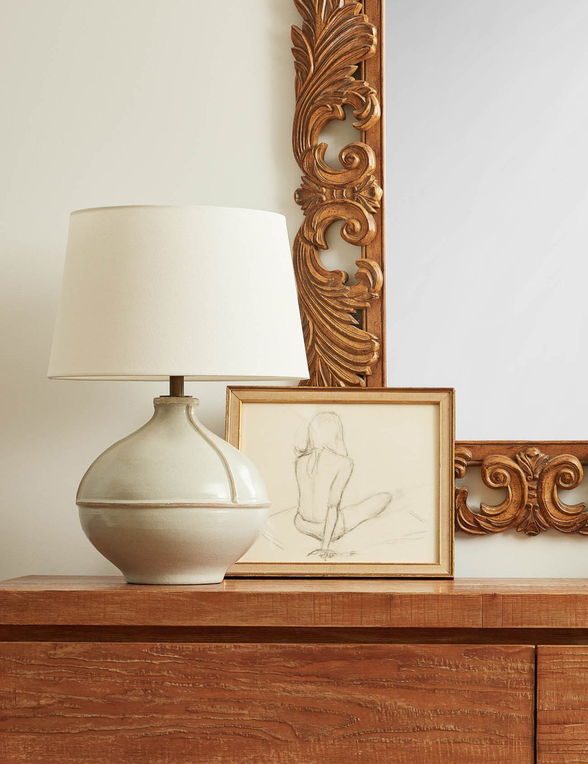 Graza Table Lamp - Designer Table Lamp for Nightstands | Home Lighting