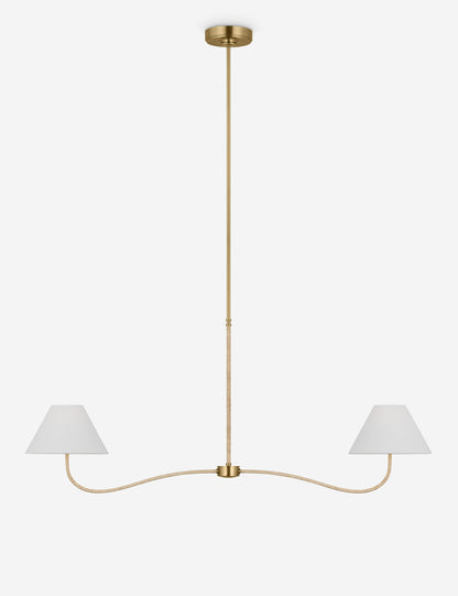 Swanner Linear Chandelier - Dining Room Chandelier Fixture Modern Home