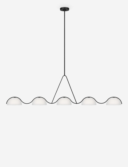 Nido Linear Chandelier - Dining Room Chandelier Fixture Modern Home