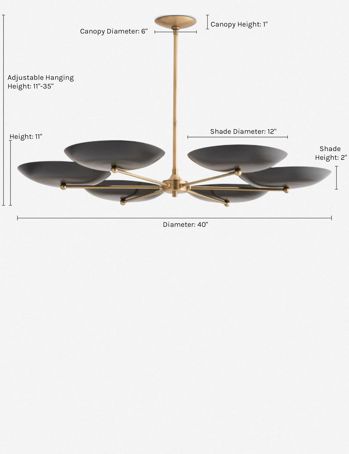 Griffith Chandelier - Dining Room Chandelier Fixture for Dining Rooms