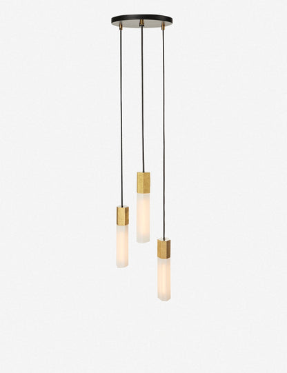 Tala Basalt 3-Light Pendant Light - Modern Ceiling Pendant Light
