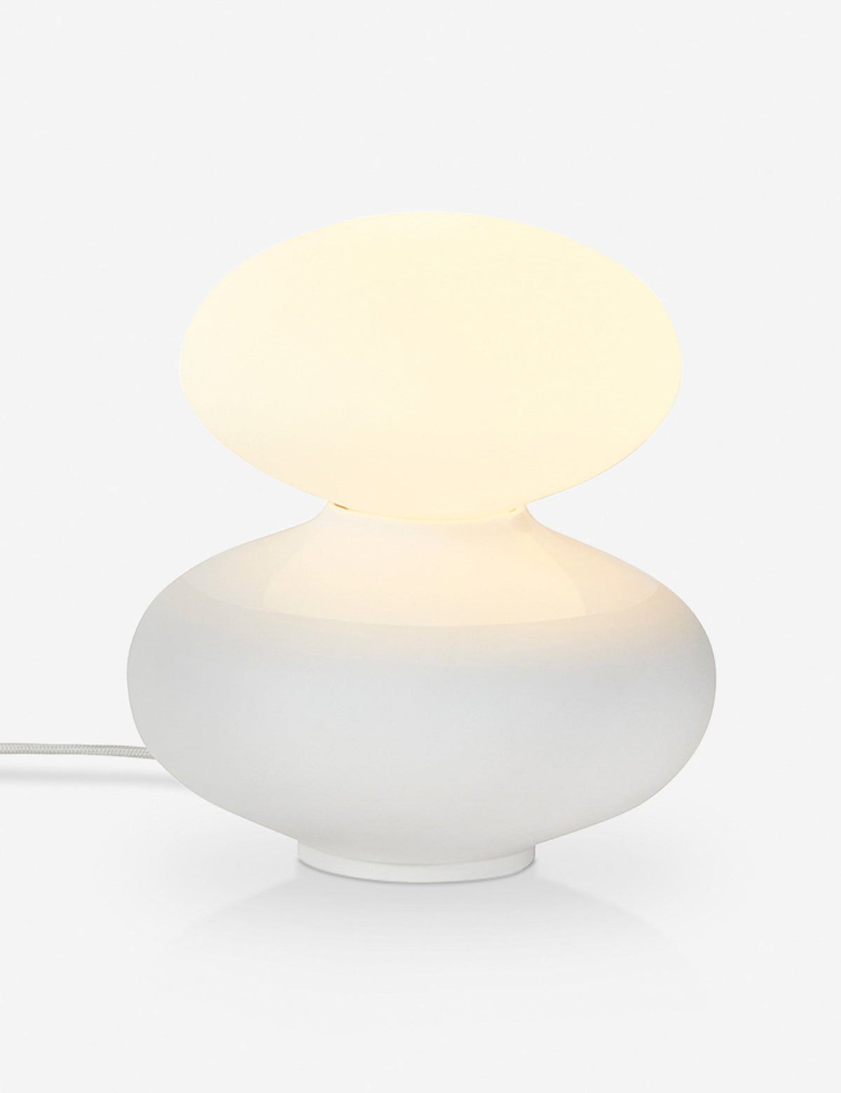 Reflection Oval Mini Table Lamp - Designer Table Lamp for Nightstands