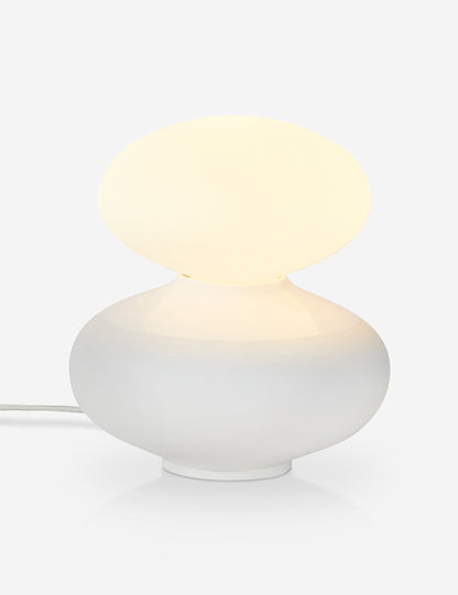 Reflection Oval Mini Table Lamp - Designer Table Lamp for Nightstands