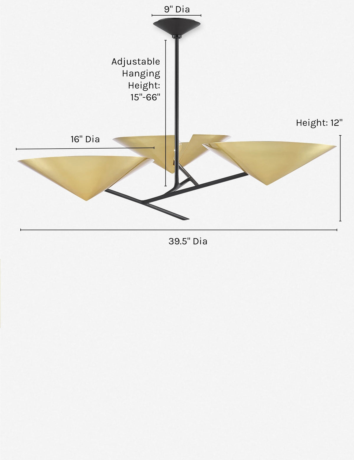 Nari Chandelier - Dining Room Chandelier Fixture for Dining Rooms
