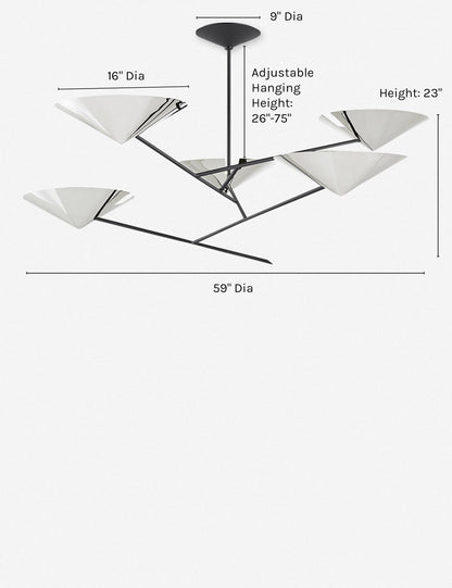 Nari Chandelier - Dining Room Chandelier Fixture for Dining Rooms